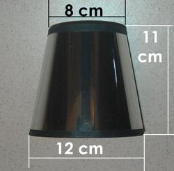 A304 - śred. 12 cm - na żarówkę świecową i małą kulkę