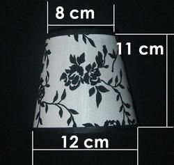 A308 - śred. 12 cm - na żarówkę świecową i małą kulkę