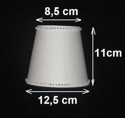 A222 - śred. 12,5 cm - na żarówkę świecową i małą kulkę 