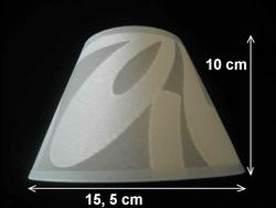 A013 - śred. 15cm - na żarówkę małą kulkę