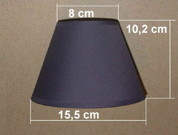 A003 - śred. 15cm - na żarówkę małą kulkę i świecową
