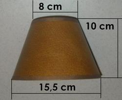 A302 - śred. 15cm - na żarówkę małą kulkę