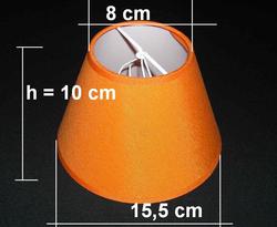 A410 - 15,5 cm średnica - na żarówkę małą kulkę 