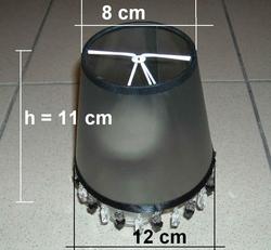 A418 - 12 cm średnica - na żarówkę małą kulkę i świecową