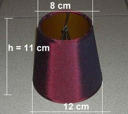 A464 - 12 cm średnica - na żarówkę świecową i małą kulkę 