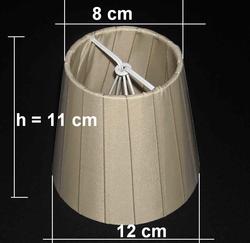 A072 - 12 cm średnica - na żarówkę świecową i małą kulkę