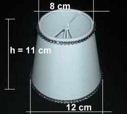 A073 - 12 cm średnica - na żarówkę świecową i małą kulkę  
