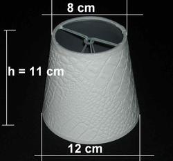 A271 - 12 cm średnica - na żarówkę świecową i małą kulkę