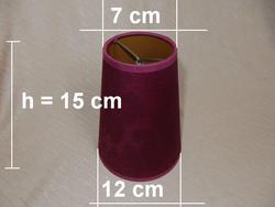 A422 - 12 cm średnica- na żarówkę świecową i małą kulkę