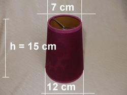 A422 - 12 cm średnica- na żarówkę świecową i małą kulkę