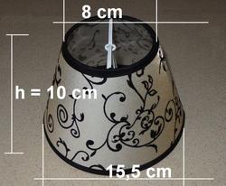 A492 - 15,5 cm średnica- na żarówkę świecową i małą kulkę  