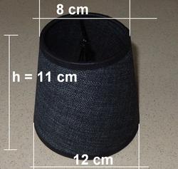 A500 - 12 cm średnica - na żarówkę świecową i małą kulkę
