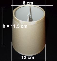 A224 - 12 cm średnica - na żarówkę świecową i małą kulkę