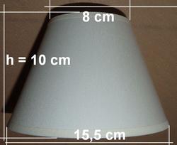 A375 - 15,5 cm średnica - na żarówkę świecową i małą kulkę 