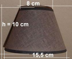 A408 - 15,5 cm średnica - na żarówkę świecową i małą kulkę 