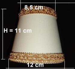 A550A - śred. 12 cm - na żarówkę świecową i małą kulkę
