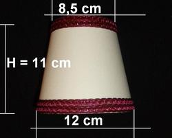 A550B - śred. 12 cm - na żarówkę świecową i małą kulkę