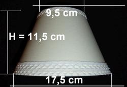 A552C - śred. 17,5 cm - na żarówkę małą kulkę
