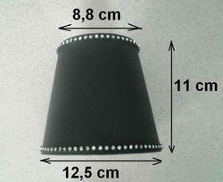 A130 - śred. 12,5 cm - na żarówkę świecową i małą kulkę 