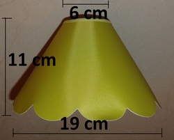 A801 - 19 cm średnica - na żarówkę małą kulkę