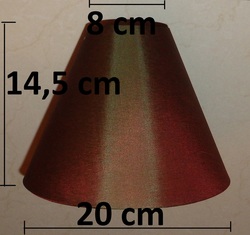 A810 - 20 cm średnica - tylko oprawka E14