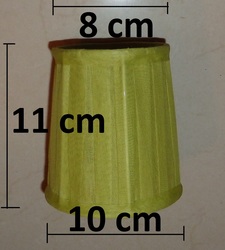 A817 - 10 cm średnica  - na żarówkę świecową i małą kulkę 