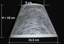 A048 - 15,5 cm średnica - na żarówkę świecową i małą kulkę