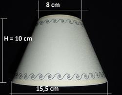 A067 - 15,5 cm średnica - na żarówkę małą kulkę i świecową