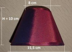 A075 - 15,5 cm średnica - na żarówkę małą kulkę i świecową