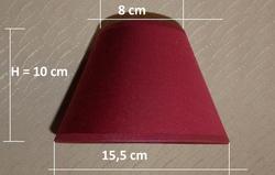 A075A - 15,5 cm średnica - na żarówkę świecową i małą kulkę