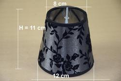 A016 - śred. 12 cm - na żarówkę świecową i małą kulkę