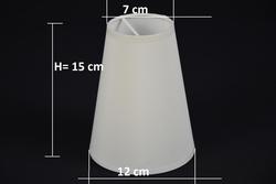 AA297 - 12 cm średnica - na żarówkę świecową i małą kulkę