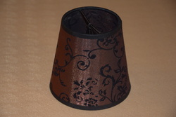 A655 - 12 cm średnica - na żarówkę świecową i małą kulkę