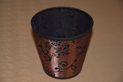 A655 - 12 cm średnica - na żarówkę świecową i małą kulkę