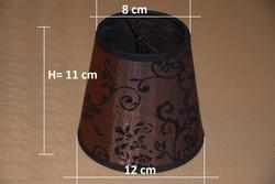 A655 - 12 cm średnica - na żarówkę świecową i małą kulkę
